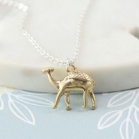 Golden Camel Necklace by Peace of Mind